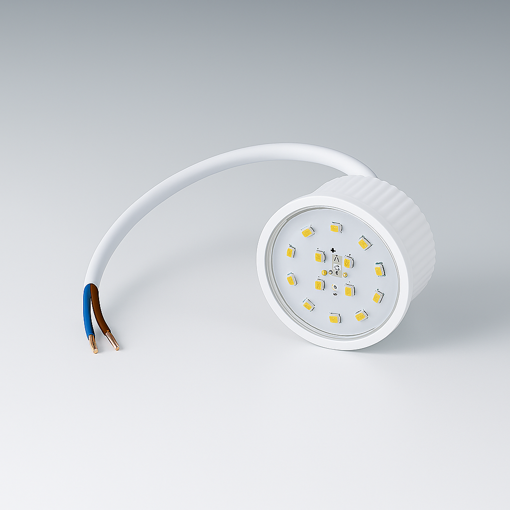 LED Leuchtmittel Coins Dimmbar Modul 5W Extra Flach nur 25mm Einbauti led-leuchtmittel-coins-dimmbar-modul-5w-extra-flach-nur-25mm-einbauti