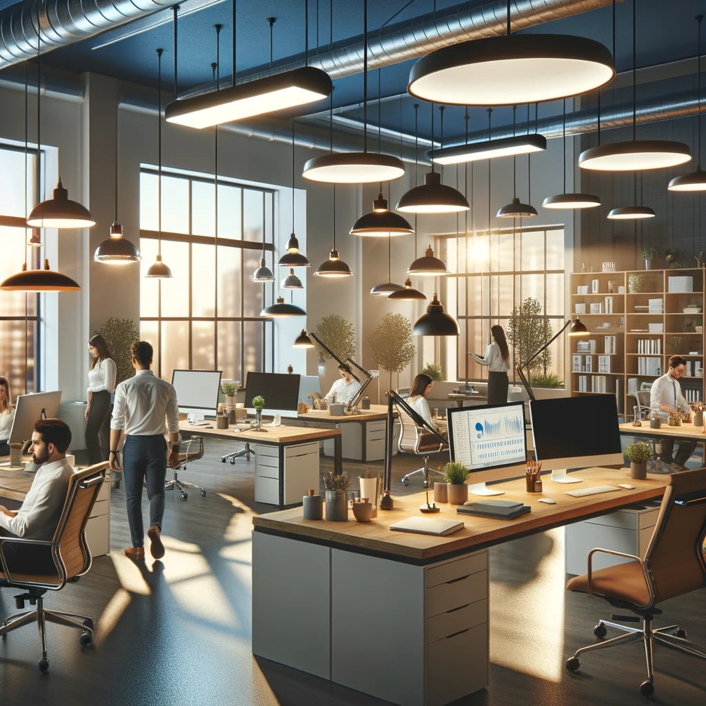 Wie man die richtige Beleuchtung für den Arbeitsplatz auswählt