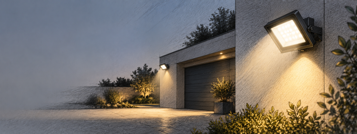 LED Flutstrahler für Außenbereich und Fassadenbeleuchtung