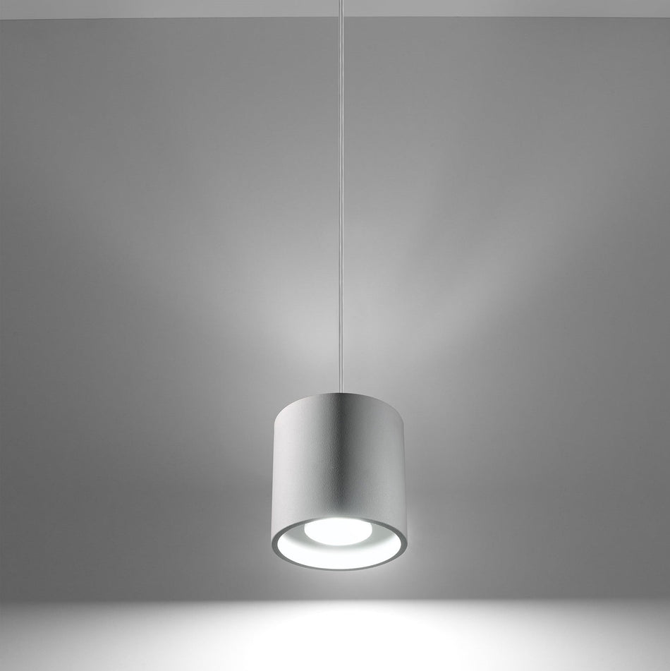 Pendant light made of aluminum -1 Round White IP20 GU10 230V