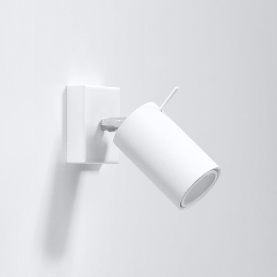 Applique murale blanche en acier 40W IP20 GU10 230V