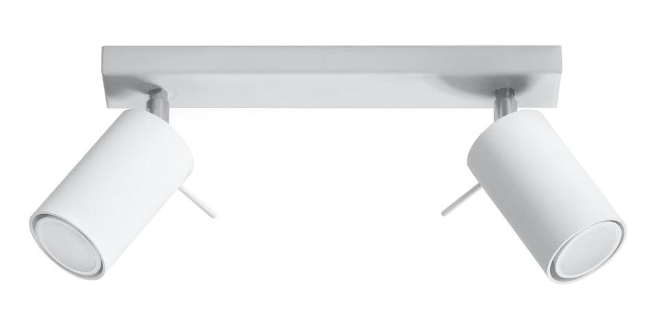 Ceiling light 2 white made of steel 2x 40W IP20 GU10 230V