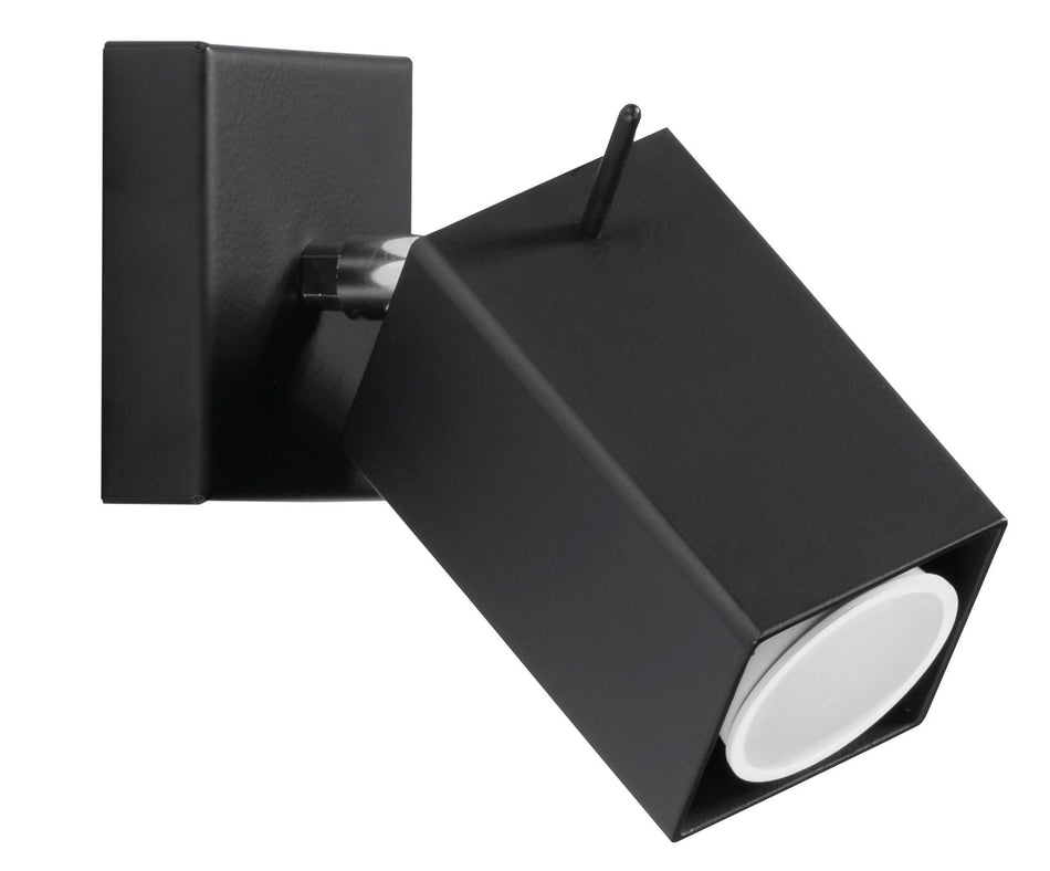 Wandleuchte Schwarz, 40W GU10 IP20