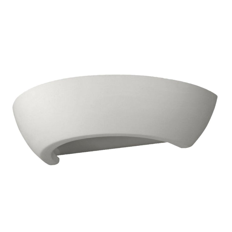 Wandleuchte Keramik Weiß 60W E27 IP20