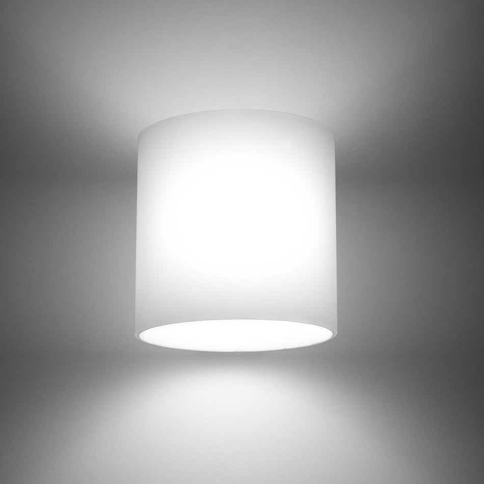 Wandleuchte BARI aus Glas Rund Weiß IP20 G9 230V