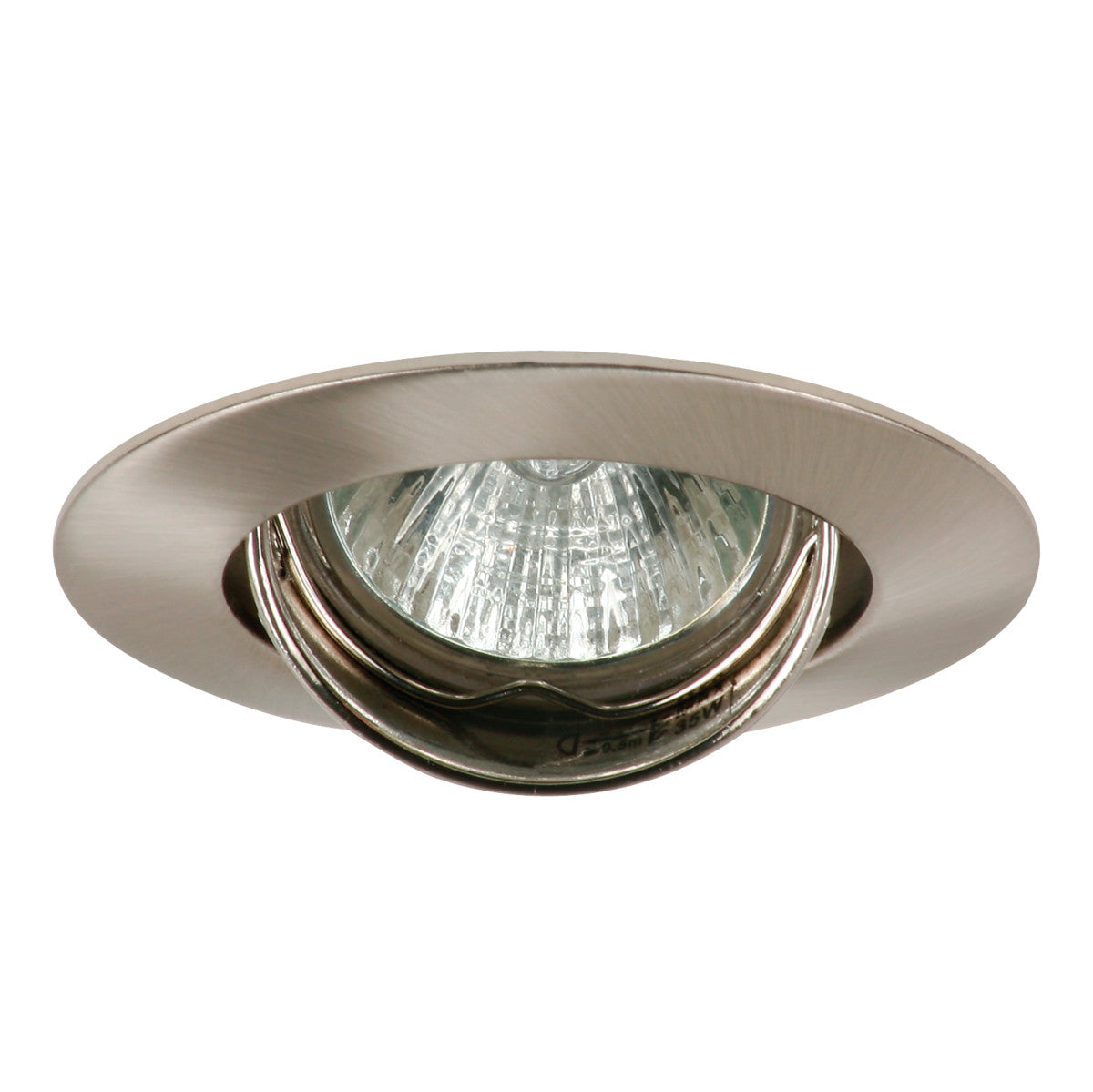 Recessed steel spotlight round Ø64mm IP20 12V G4 