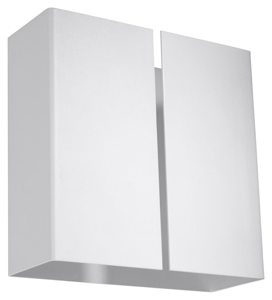 Wall light white made of steel 2x 40W IP20 G9 230V