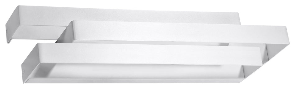 Wall light white made of steel 2x 40W IP20 G9 230V