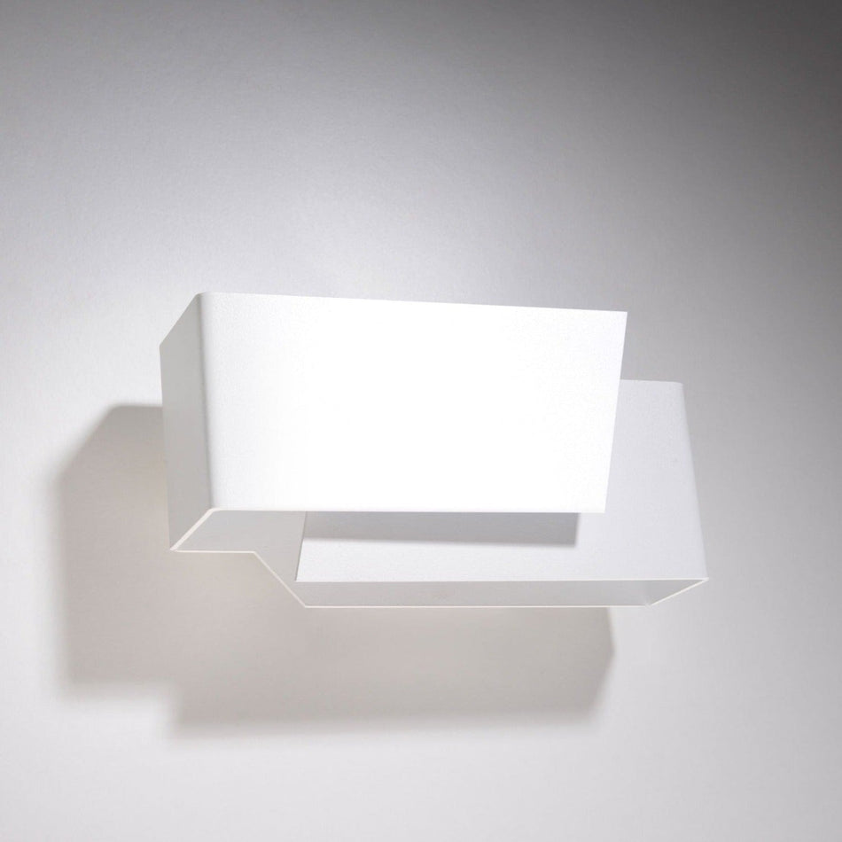 Wall light white made of steel 40W IP20 G9 230V