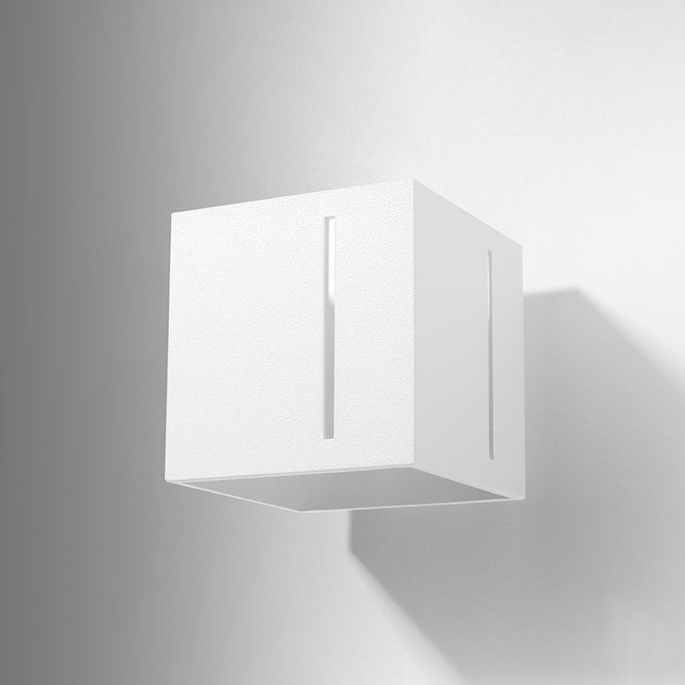 Wandleuchte aus Aluminium Eckig Weiß IP20 G9 230V