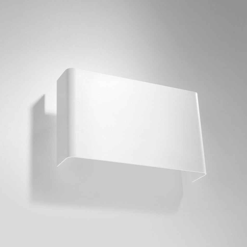 Wall light white made of steel 2x 40W IP20 G9 230V