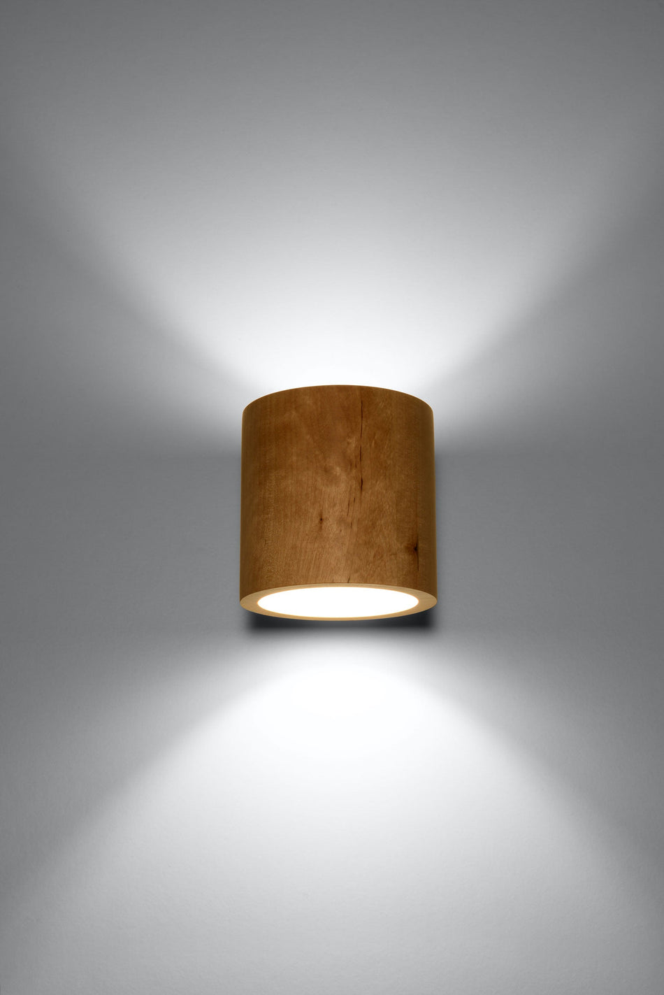 Wandleuchte Rund aus Holz max. 40W IP20 G9 230V