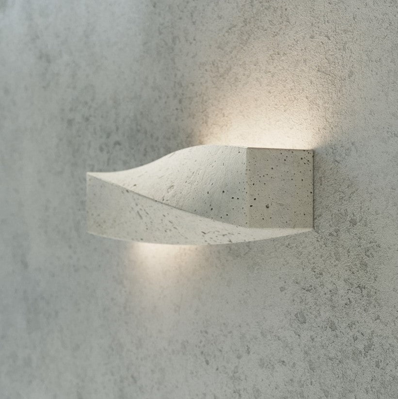 Wandleuchte aus Beton max. 60W IP20 E27 230V