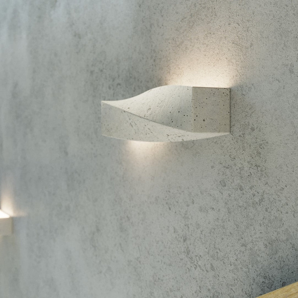 Wandleuchte aus Beton max. 60W IP20 E27 230V