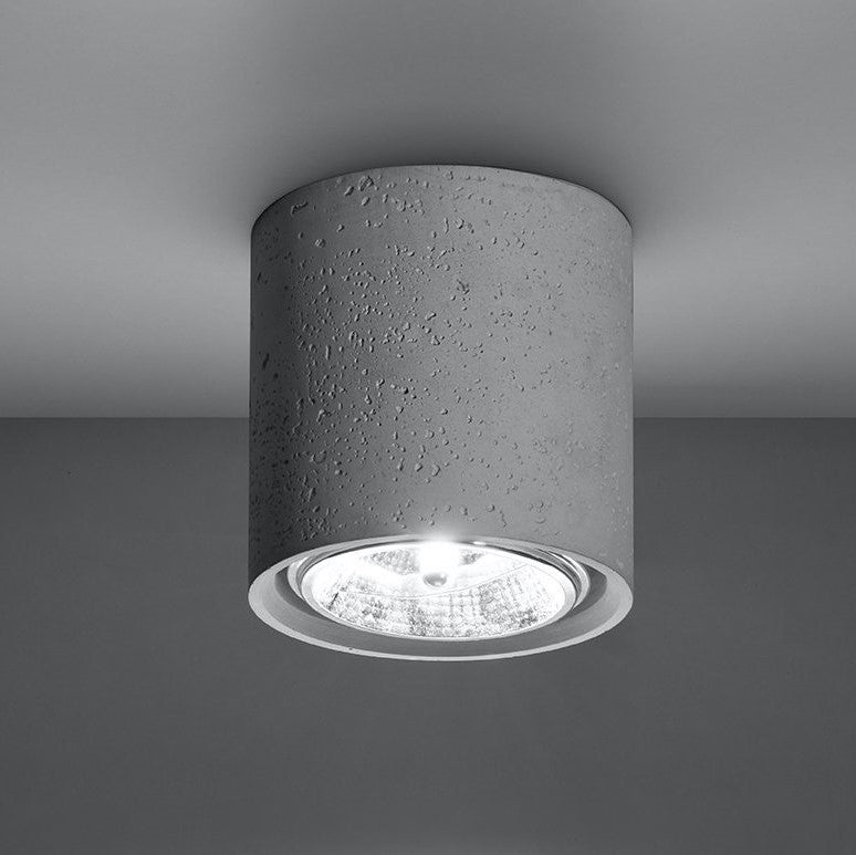 Aufbauleuchte aus Beton Rund max. 40W IP20 GU10 ES111 230V