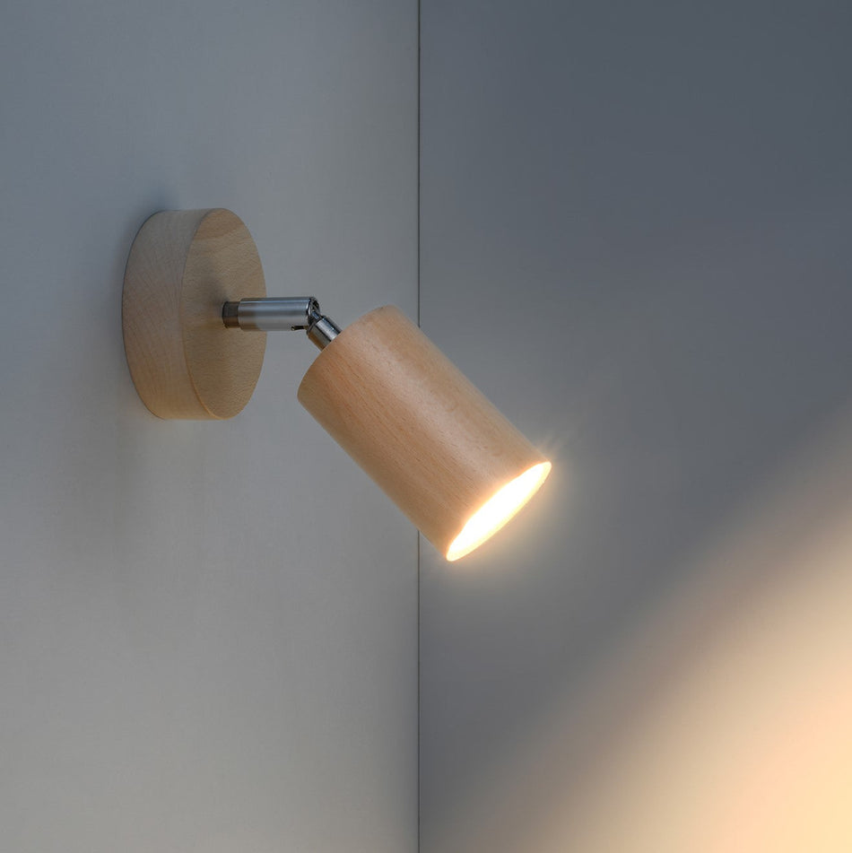 Wandleuchte 1 aus Holz max. 40W IP20 GU10 230V