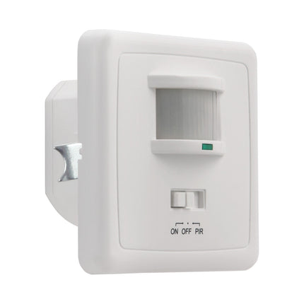 LED Bewegungsmelder mit PIR Sensor, max 9m, weiß, 1200VA / IP20 / 230V