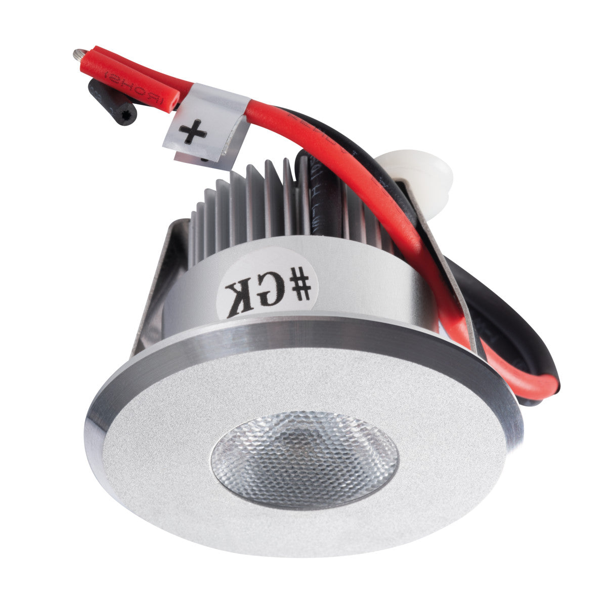 Recessed aluminum spotlight round Ø42mm IP20 1W 350mA (F) 