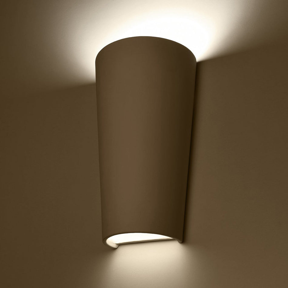 Wandleuchte Keramik Weiß 60W E27 IP20