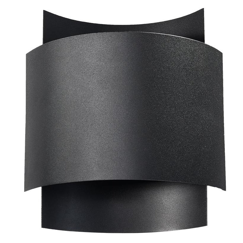 Wall light black made of steel 40W IP20 G9 230V