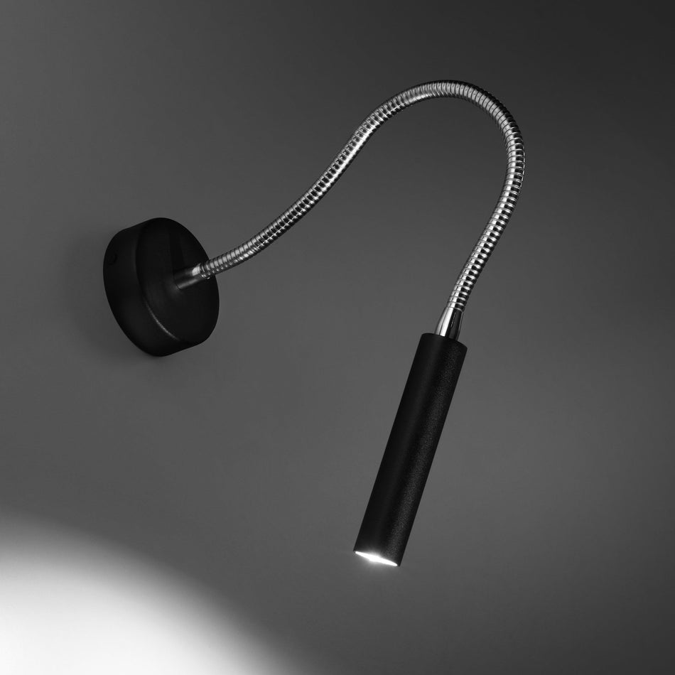Wall light black 40W G9 IP20