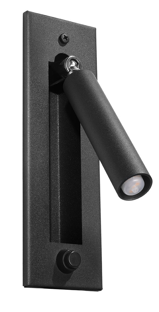 Wall light black 40W G9 IP20