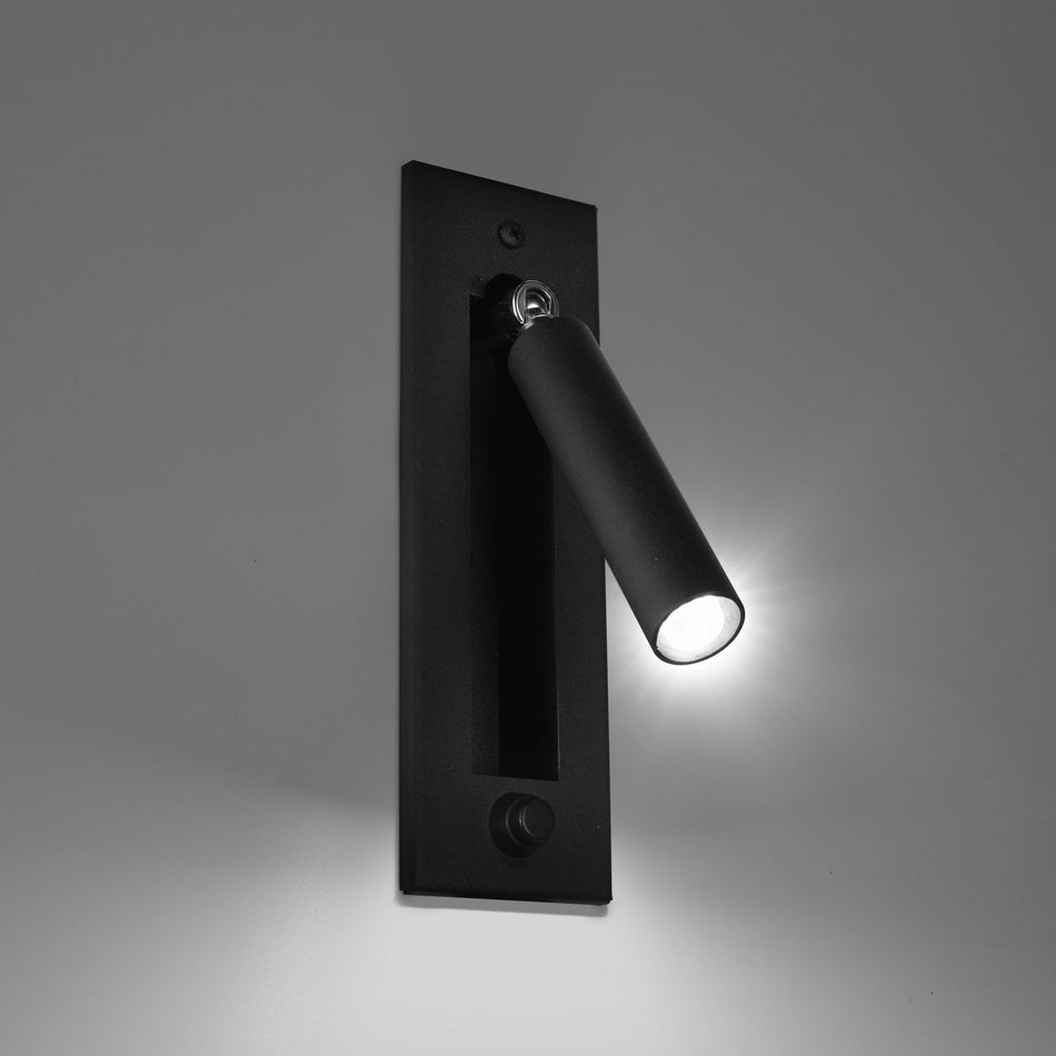 Wall light black 40W G9 IP20