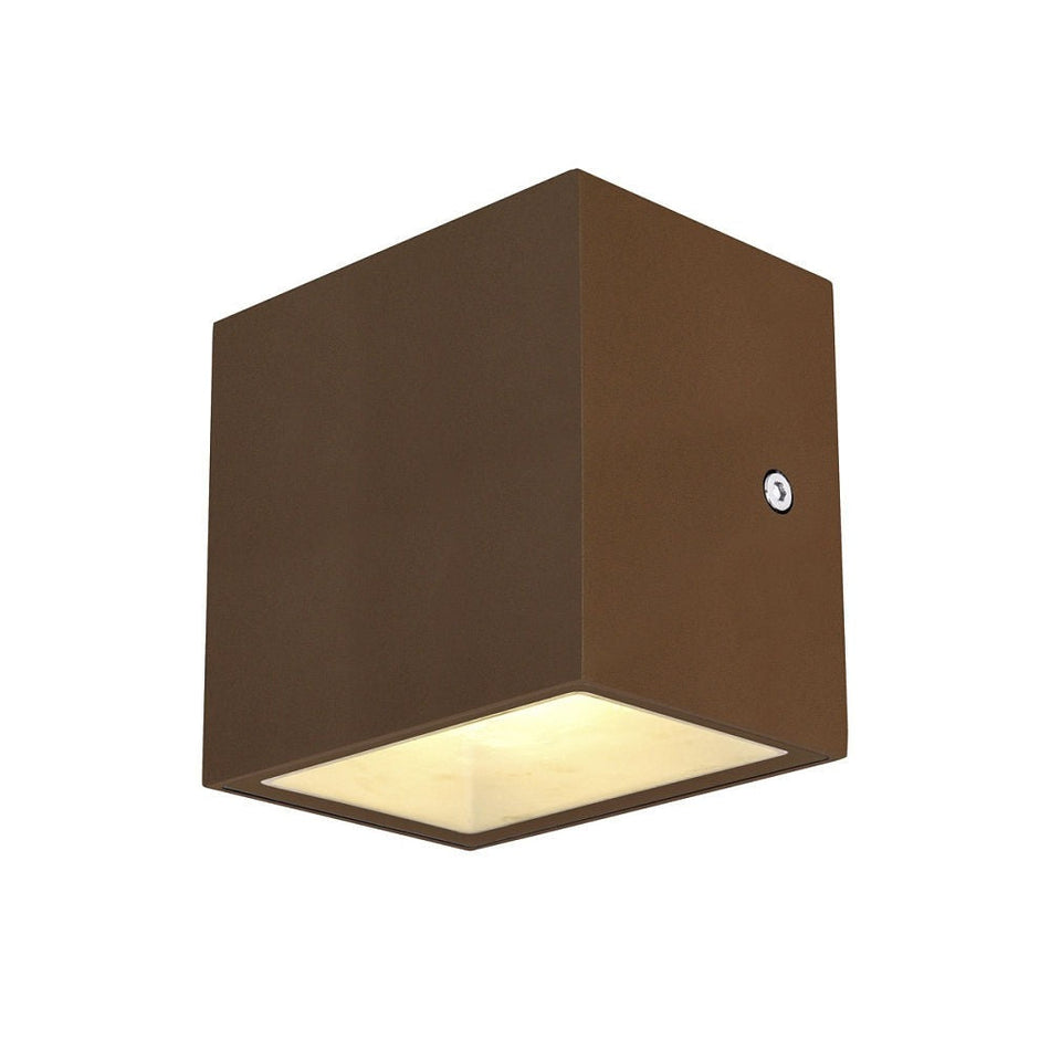 Applique extérieure LED SLV SITRA S UP/DOWN couleur rouille 10W 3000K IP65 230V