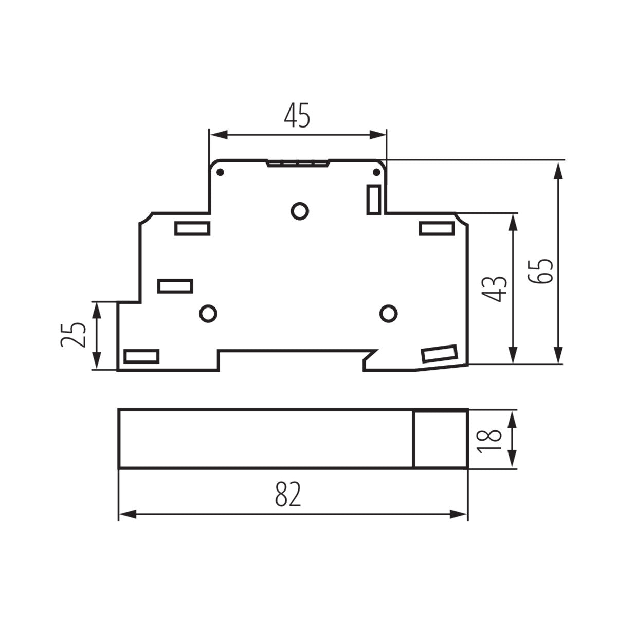 Treppenlicht-Zeitschalter / Treppenhausautomat, weiß / IP20 / 230V