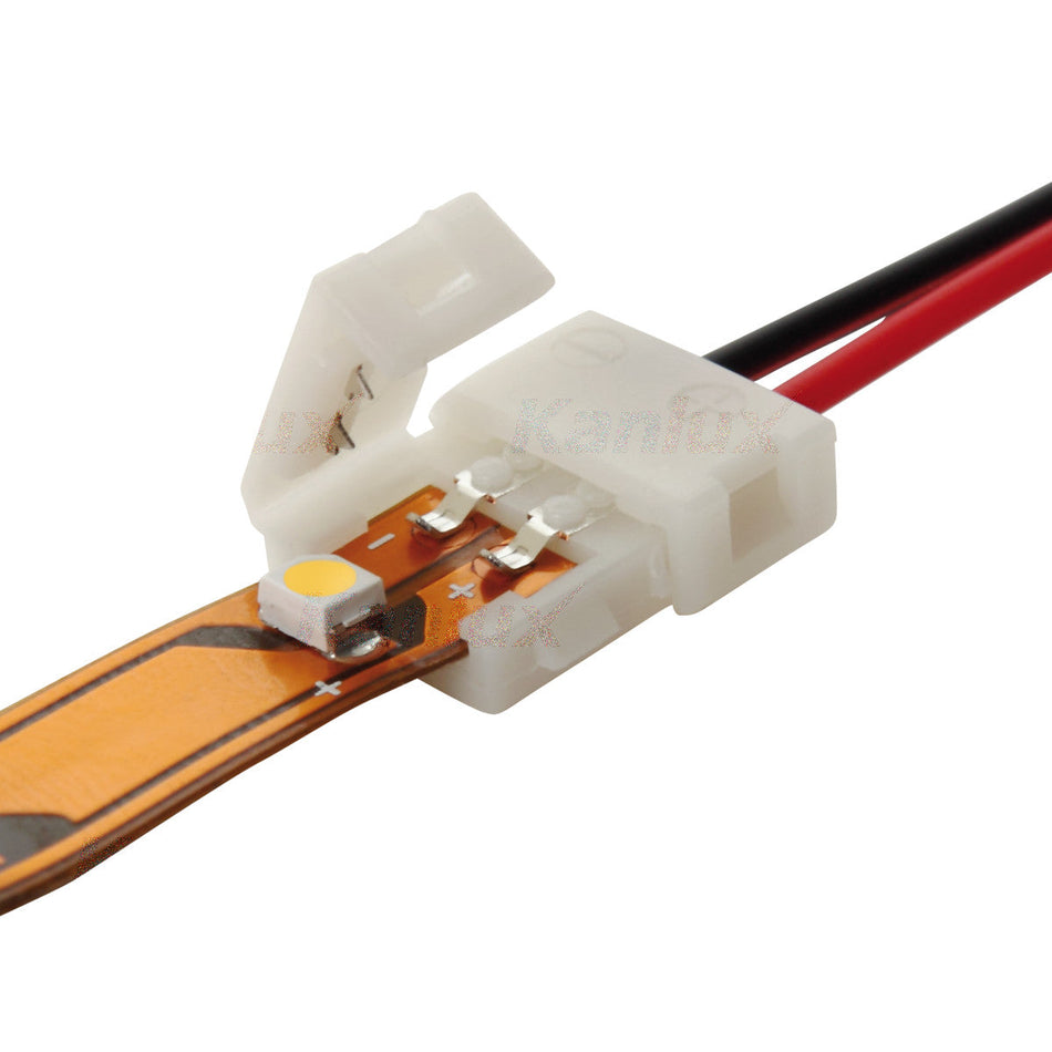 Câble de connexion LED connecteur rapide pour bandes LED 12mm / 20 pièces / 12V