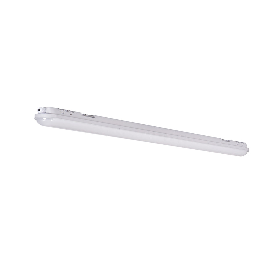 Lampe LED pour salle de bain et salle d'eau 26W gris | blanc neutre 4000K | IP65 résistant aux éclaboussures | Plafonnier pour garage, atelier, cave 230V 