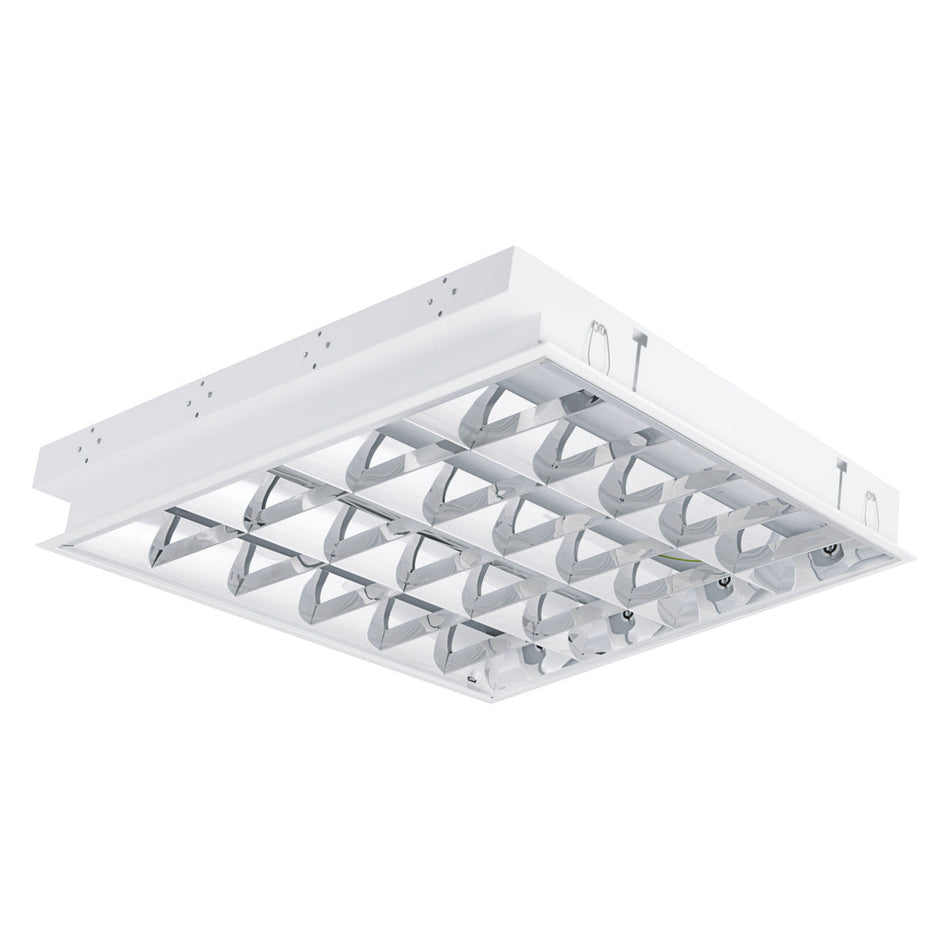 Einbau-Rasterleuchte 4LED weiß, G13 IP20 230V