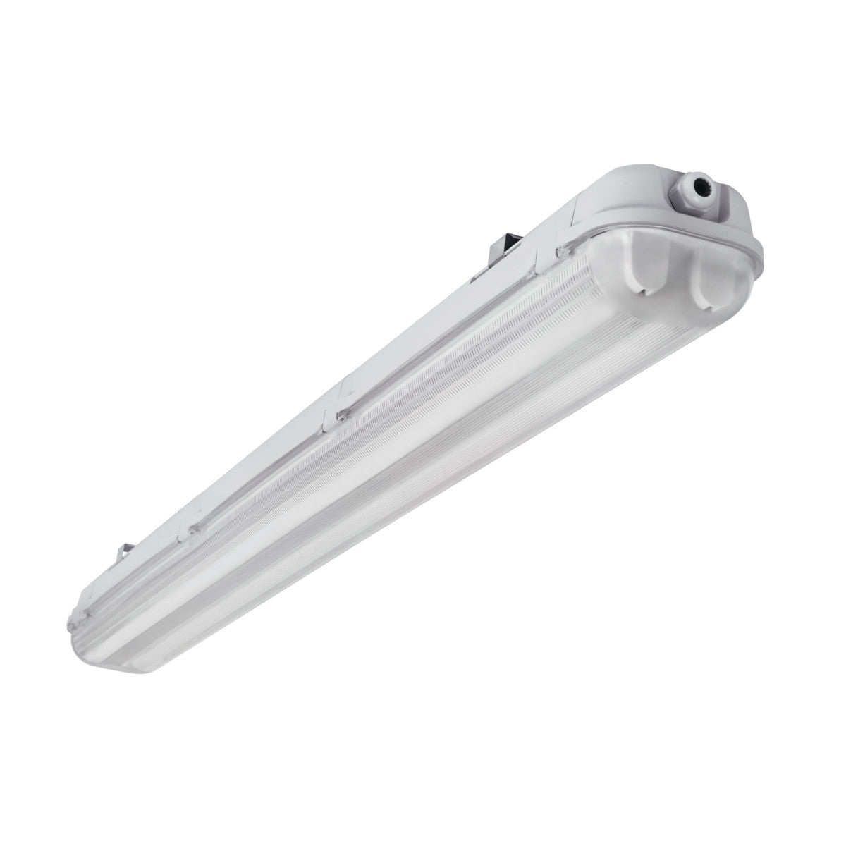 LED pièce humide gris clair 126,5cm, 2xG13 IP65 230V