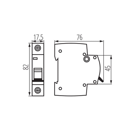 Kanlux 23144 – Maßzeichnung