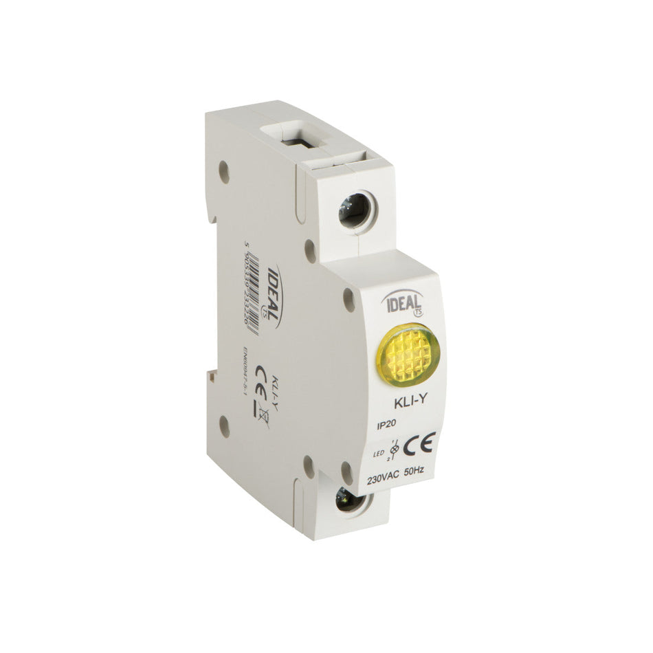 Indicateur de tension LED Kanlux KLI R/G/Y 230V IP20 | 23320/23321/23322