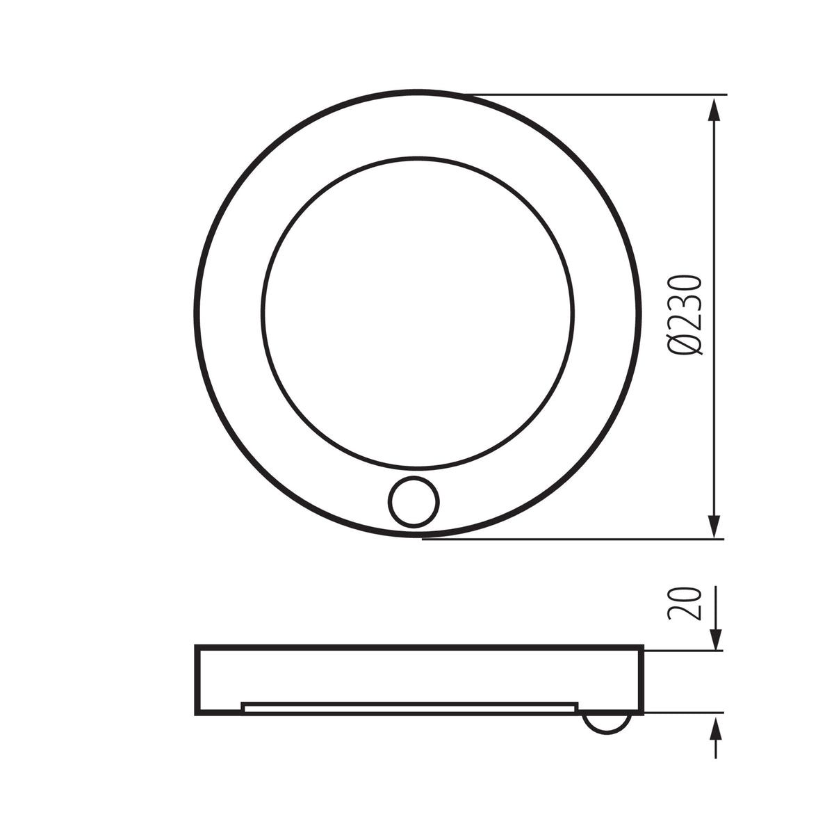 Kanlux ERGA PIR CCT LED-Downlight 24617