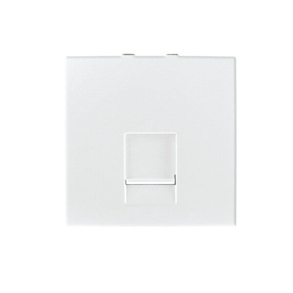 Einzel-Netzwerksteckdose (RJ45Cat 6) 45x45mm