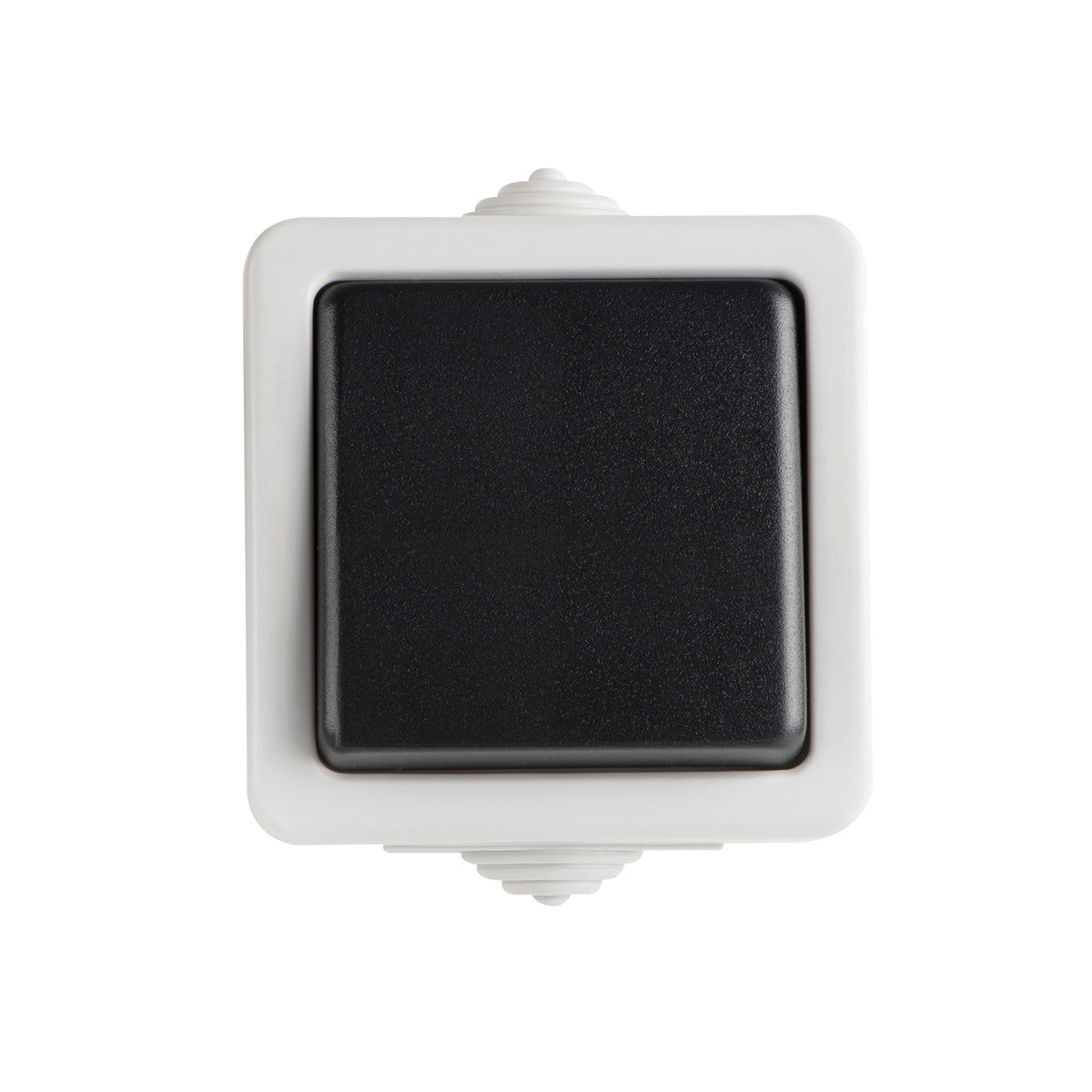 On / off switch, black / white, IP54 / 250V