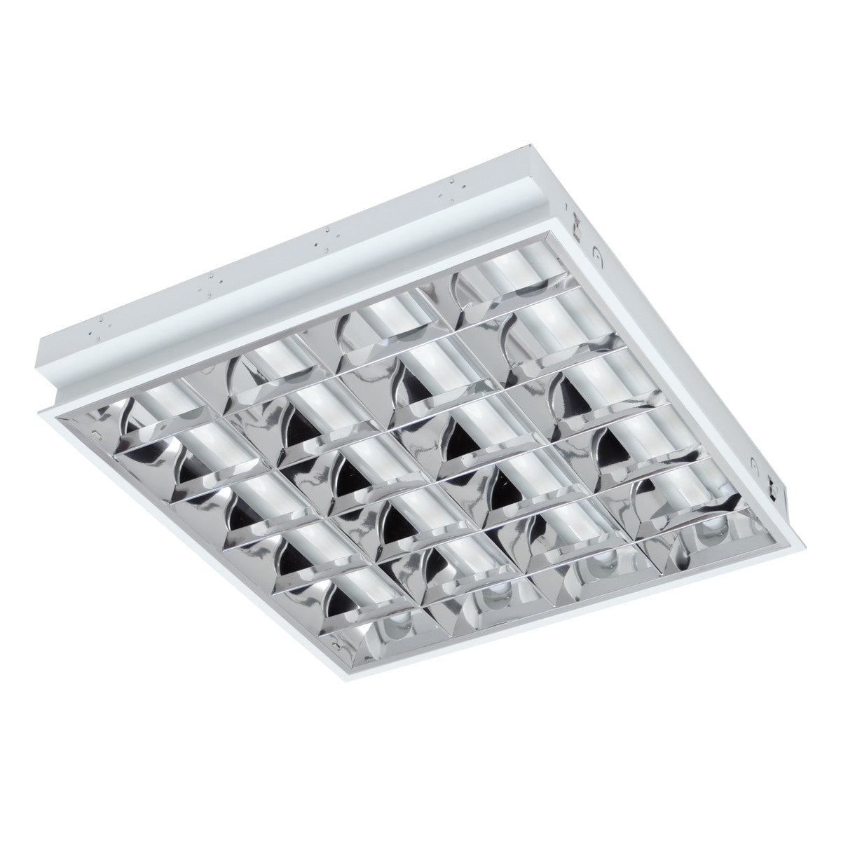 Recessed grid light white, G13 IP20 230V 