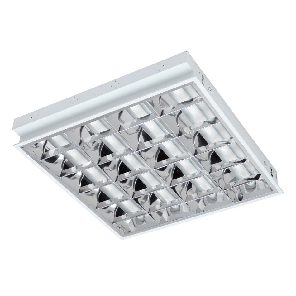 Einbau-Rasterleuchte weiß, G13 IP20 230V