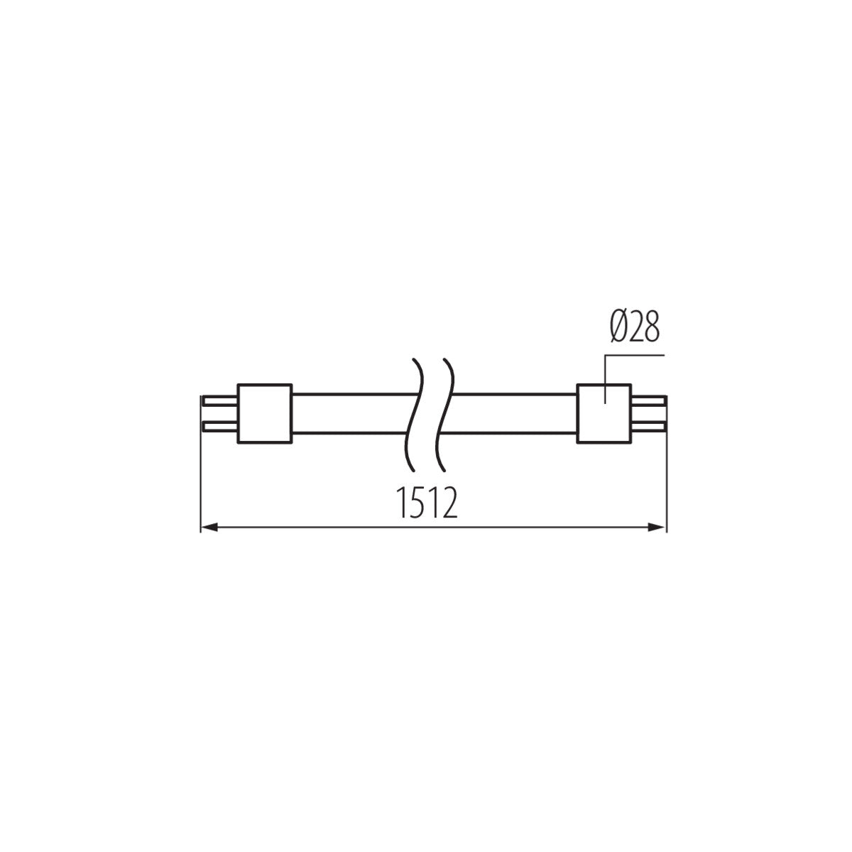 5x 10x 25x Set Led Leuchtmittel T8 LED GLASSv3 22W 1512mm Neutralweiß