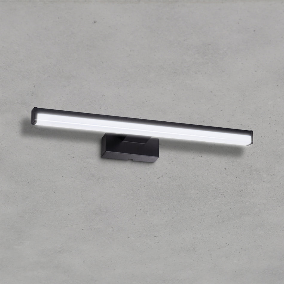 LED Spiegelwandleuchte ASTEN IP44 aus Aluminium Schwarz Neutralweiß 8W 12W 15W IP44 230V