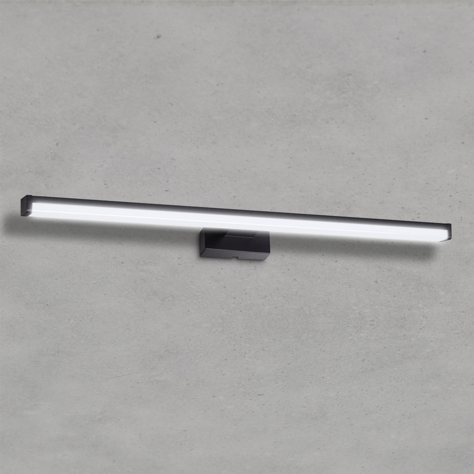 LED Spiegelwandleuchte ASTEN IP44 aus Aluminium Schwarz Neutralweiß 8W 12W 15W IP44 230V