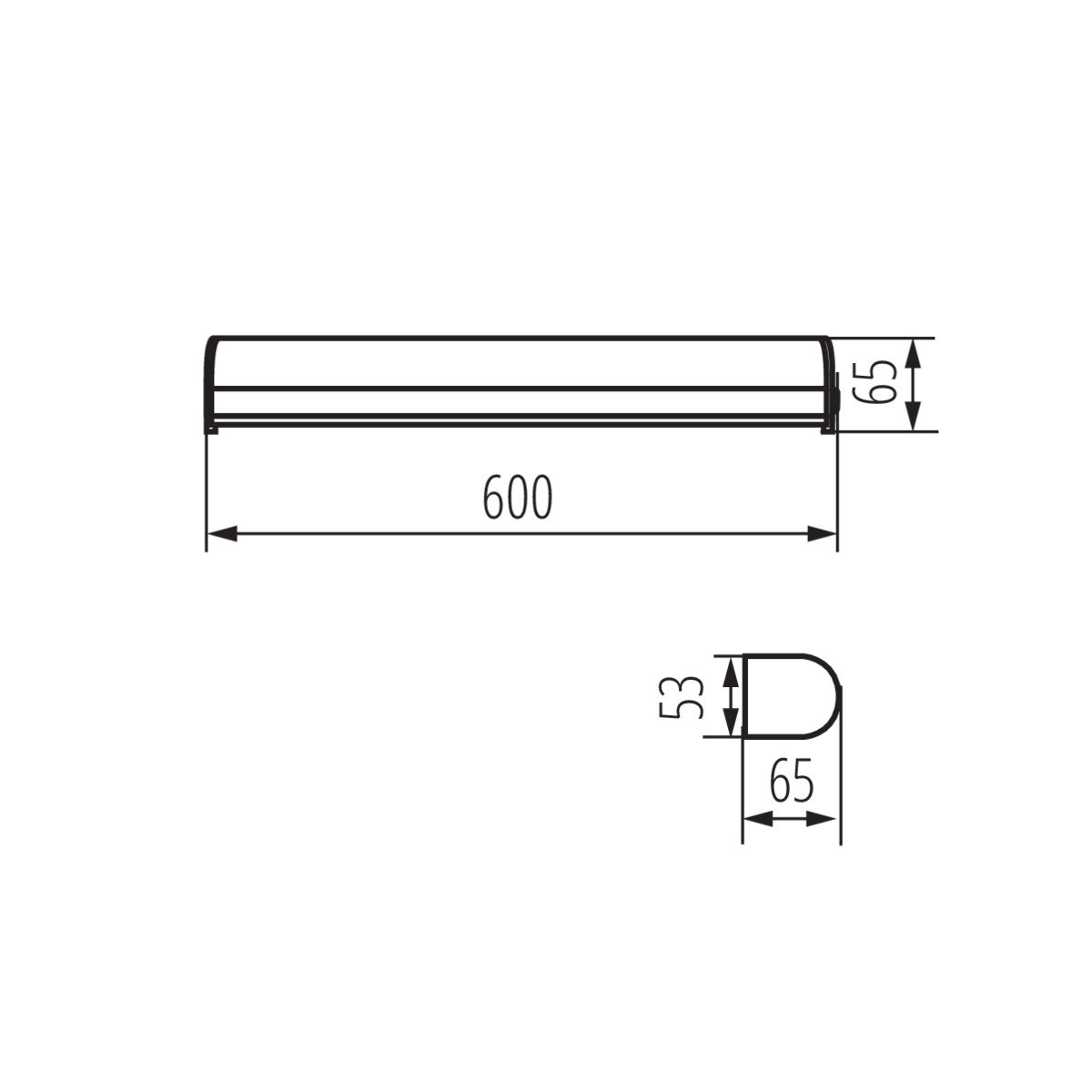 LED Spiegellampe Badleuchte Weiß Chrom 15W IP44 230V