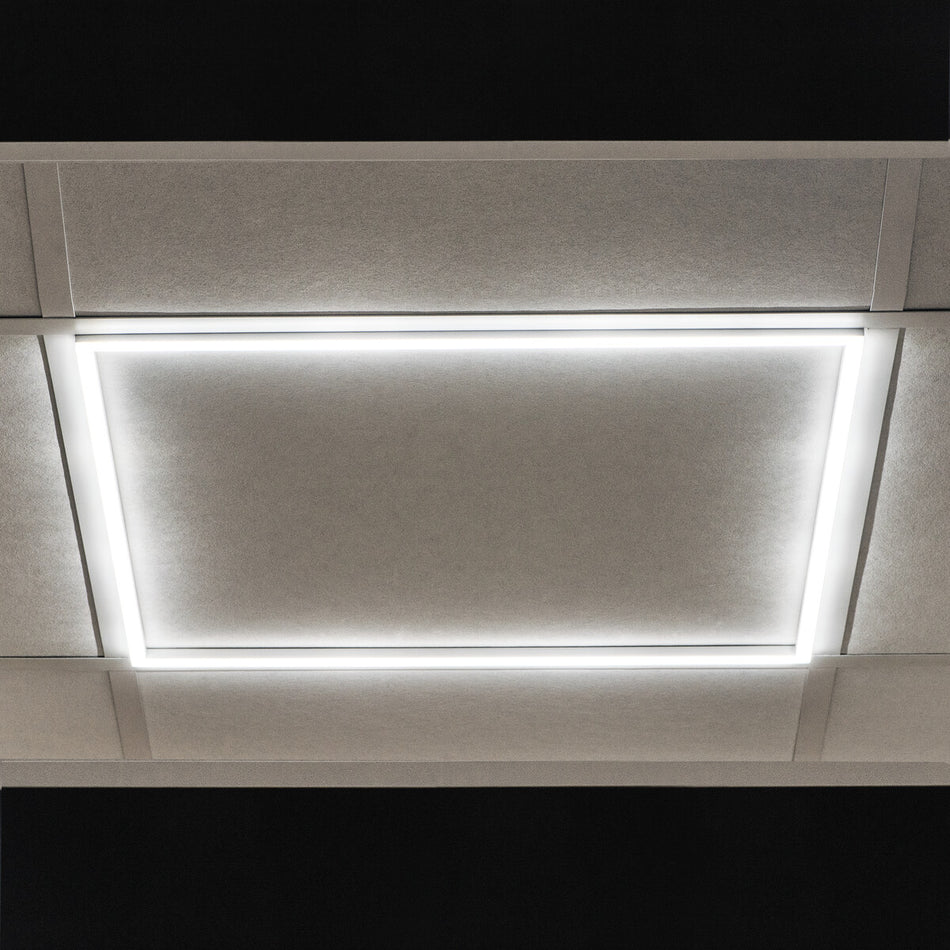 LED Panel | Ersatz für Rasterleuchten | 620x620 | 40W | Neutralweiß | zB für Odenwalddecke