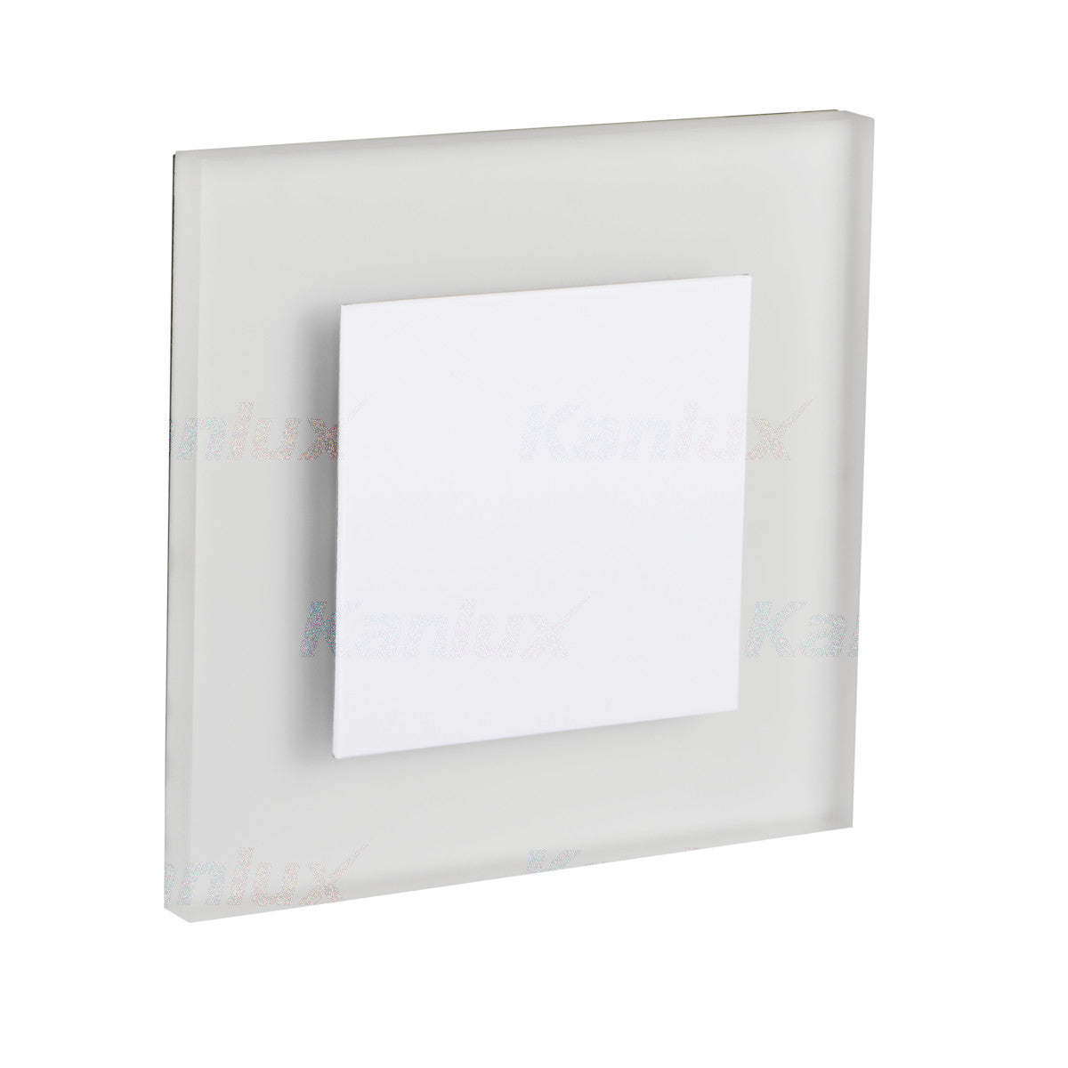 LED stair recessed light | white | square | neutral white | 0.8W | IP20 | 12V DC