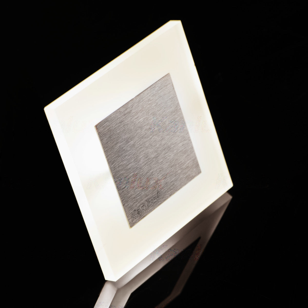 LED stair recessed light | white | square | neutral white | 0.8W | IP20 | 12V DC