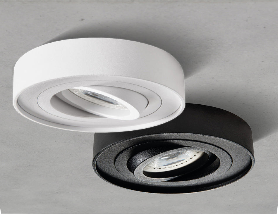 LED Einbaustrahler inkl. GU10 Fassung | Rund Ø96mm | Aluminium | IP20 | 230V | MINI MIDI