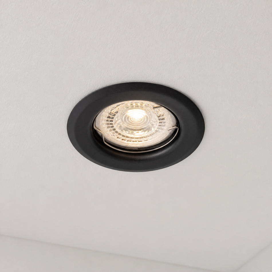 Spot encastrable en acier rond Ø83mm IP20 GU10 230V