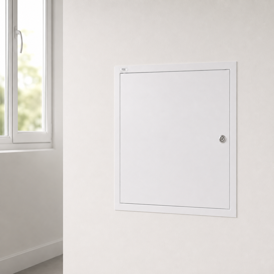 Distribution box metal white, 2x18P IP30 230/400V